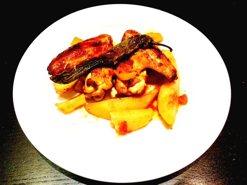 Chicken-Wings-auf-Gemüse-mit-hermina-tomatensauce