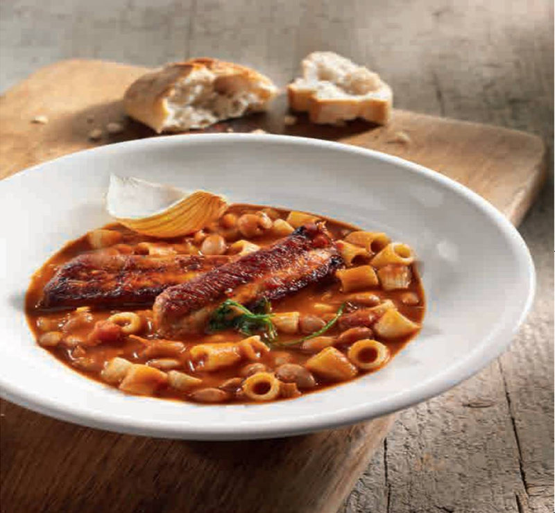Pasta-e-fagioli-weiße-Bohnen-mit-Pasta-und-hermina-tomatensauce