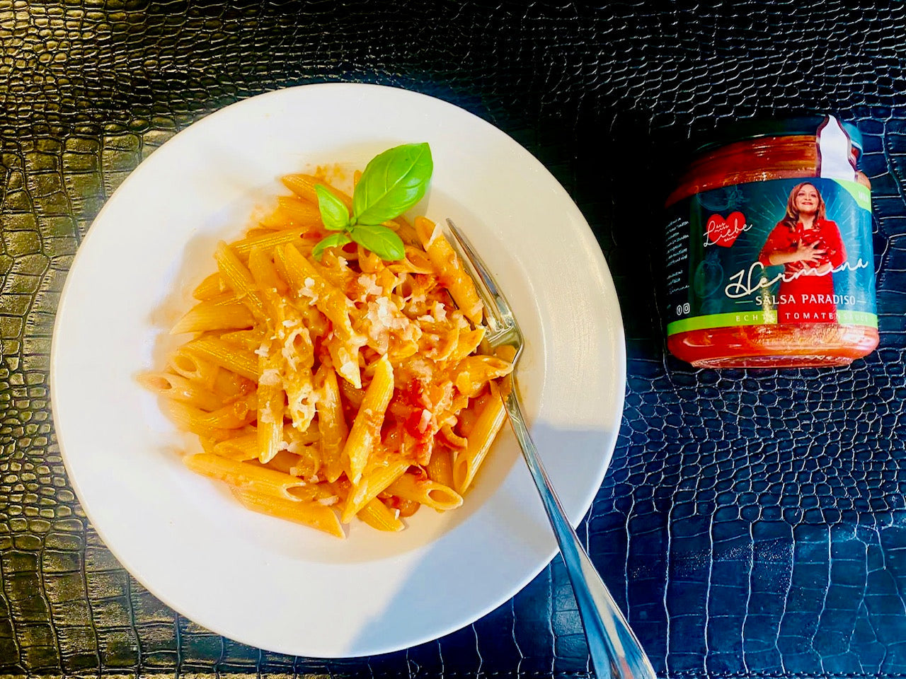 Penne-alla-Vodka-mit-Hermina-tomatensauce