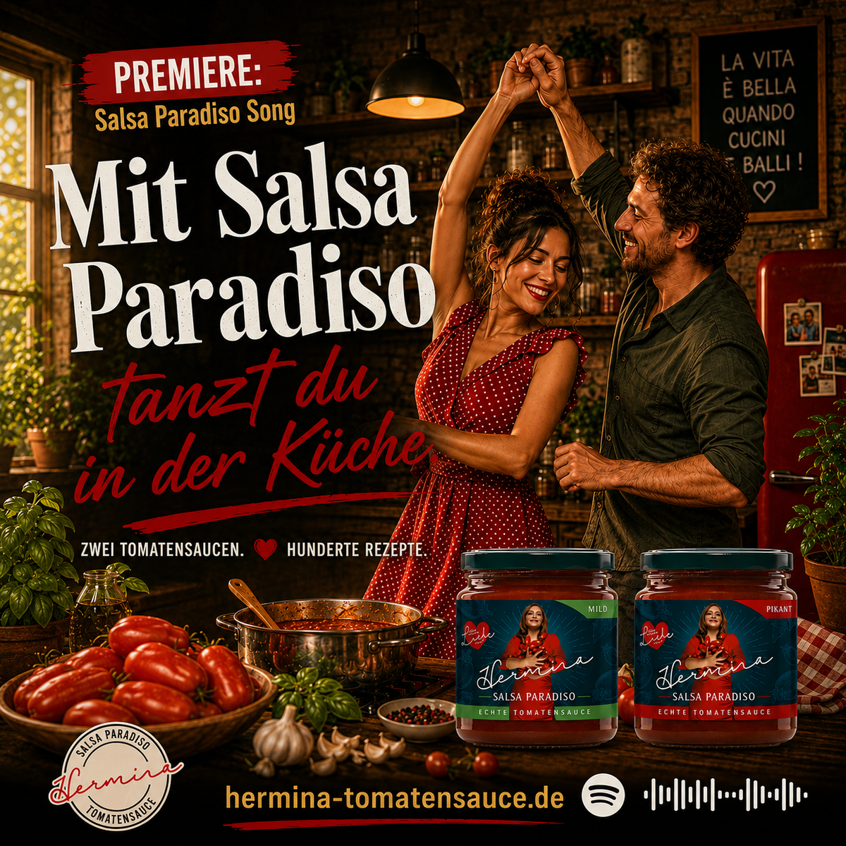 Premiere: die erste Tomatensauce mit eigenem Song