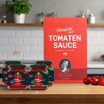 Kochbuch "Verrückt nach Tomatensauce #2" + 2 Mild + 2 Pikant