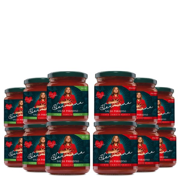 je 6 Stück Salsa Paradiso mild und pikant