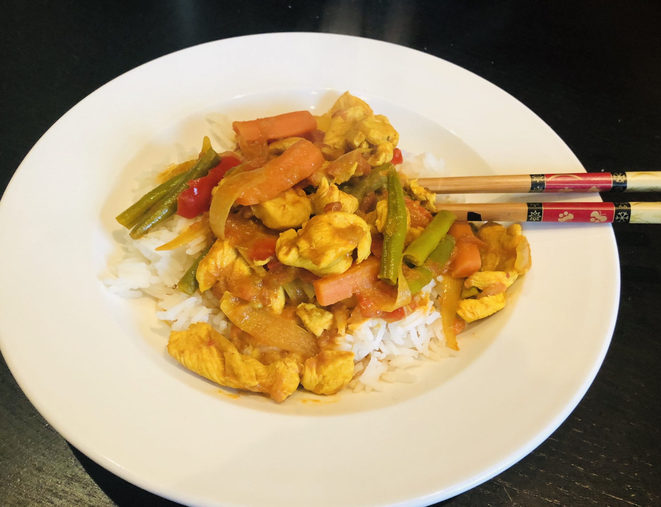 Hähnchen-Curry-freestyl-Hermina-Tomatensauce