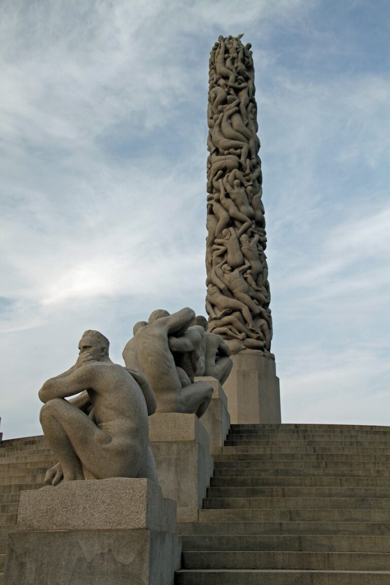 Norwegen-Oslo-Skulpturen-Vigelland-Park